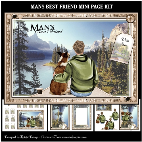 Mans Best Friend Mini Page Kit 