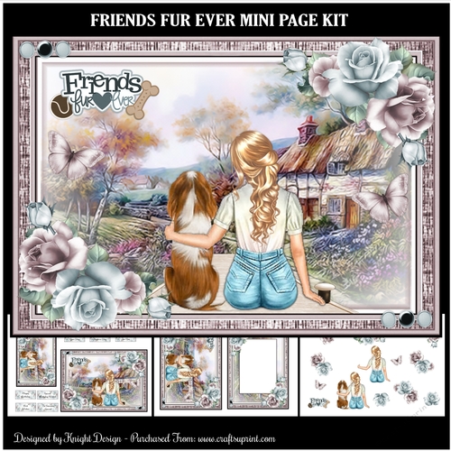 Friends Fur Ever Mini Page Kit 