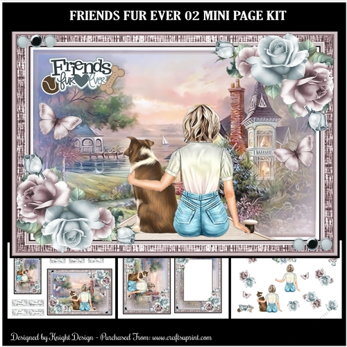  Friends Fur Ever 02 Mini Page Kit 