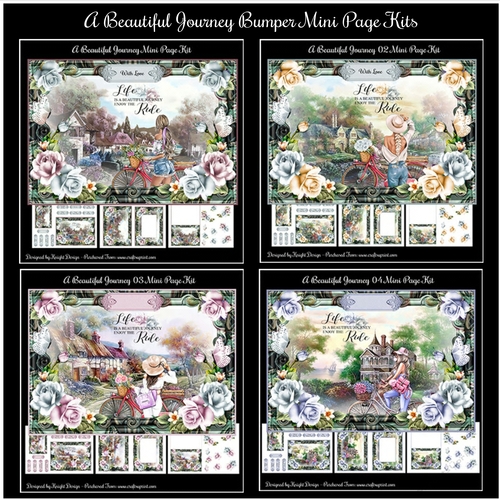 A Beautiful Journey Bumper Mini Page Kits 