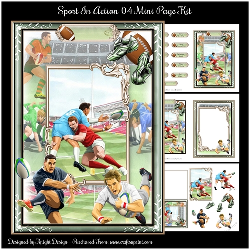 Sport In Action 04 Mini Page Kit 