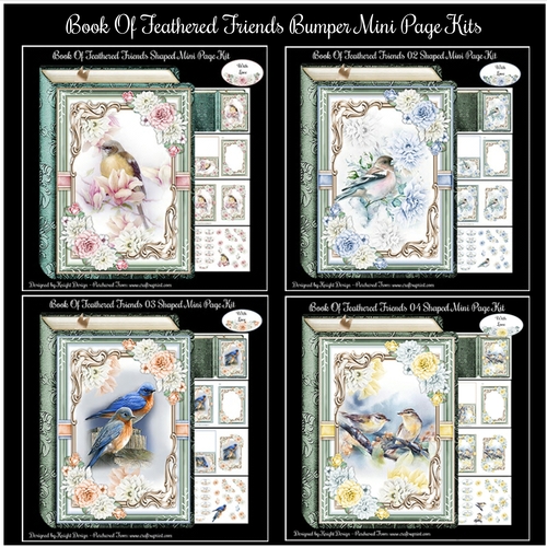 Book Of Feathered Friends Bumper Mini Page Kits