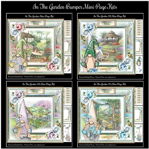 In The Garden Bumper Mini Page Kits