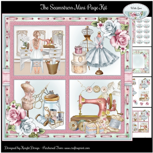 The Seamstress Mini Page Kit 