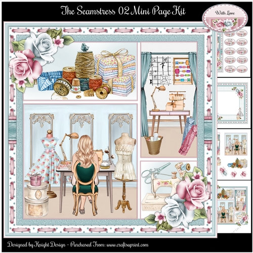 The Seamstress 02 Mini Page Kit