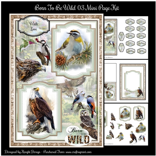 Born To Be Wild 03 Mini Page Kit 