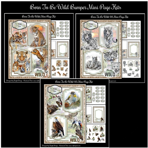 Born To Be Wild Bumper Mini Page Kits