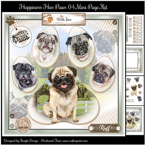 Happiness Has Paws 04 Mini Page Kit 
