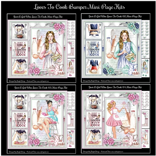 Loves To Cook Bumper Mini Page Kits