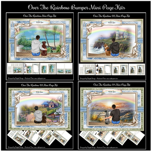 Over The Rainbow Bumper Mini Page Kits