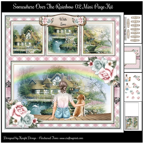 Somewhere Over The Rainbow 02 Mini Page Kit 