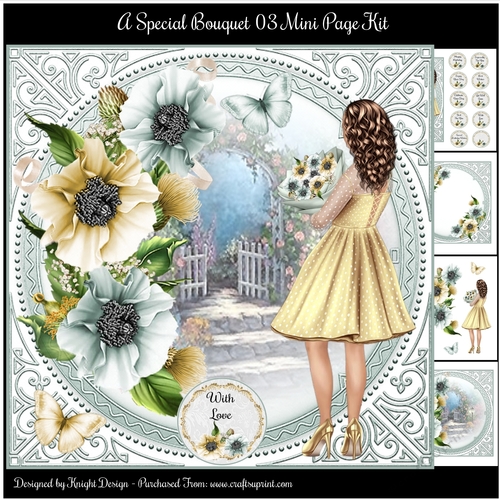 A Special Bouquet 03 Mini Page Kit 