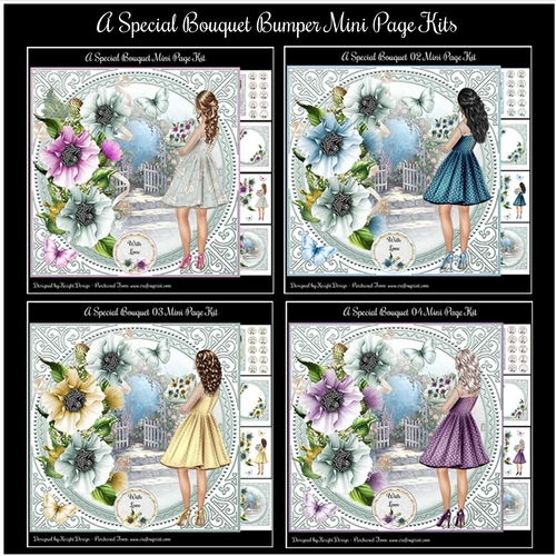 A Special Bouquet Bumper Mini Page Kits