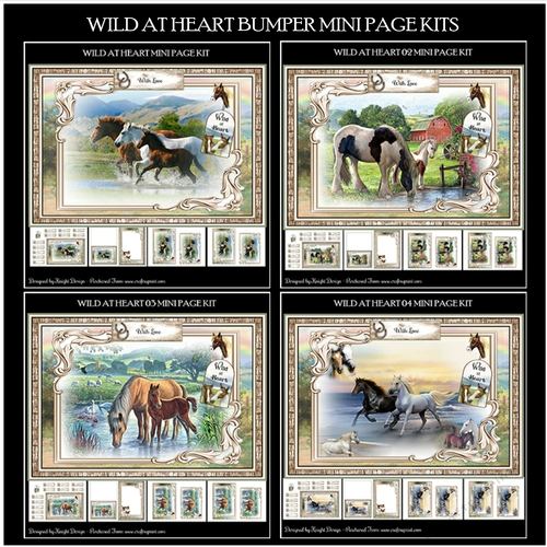 Wild At Heart Bumper Mini Page Kits 