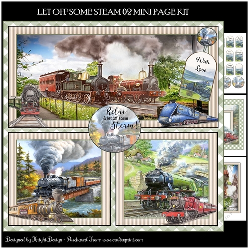 Let Off Some Steam 02 Mini Page Kit 