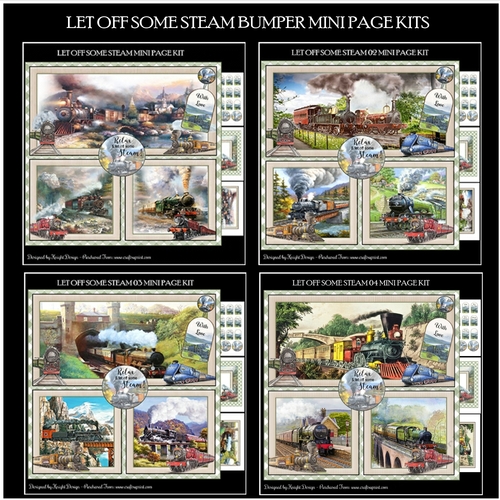 Let Off Some Steam Bumper Mini Page Kits
