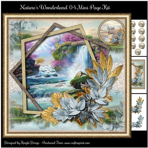 Natures Wonderland 04 Mini Page Kit