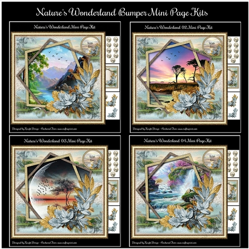 Natures Wonderland Bumper Mini Page Kits