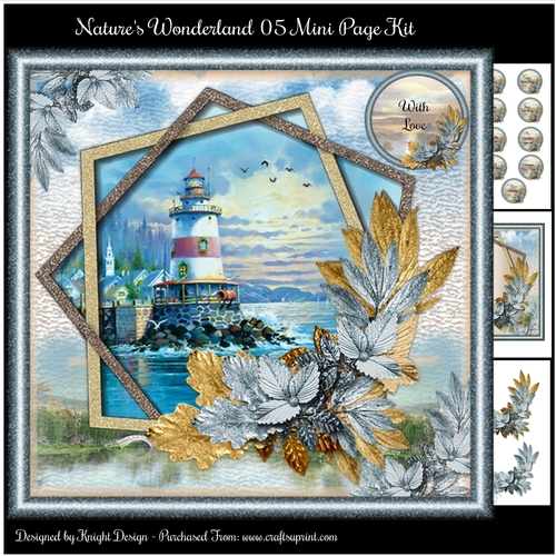 Natures Wonderland 05 Mini Page Kit