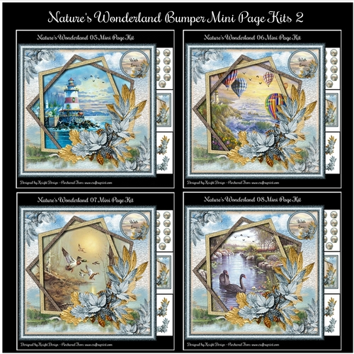 Natures Wonderland Bumper Mini Page Kits 2