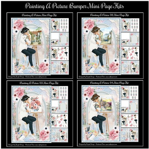 Painting A Picture Bumper Mini Page Kits