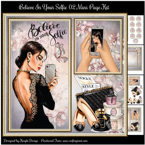 Believe In Your Selfie 02 Mini Page Kit 