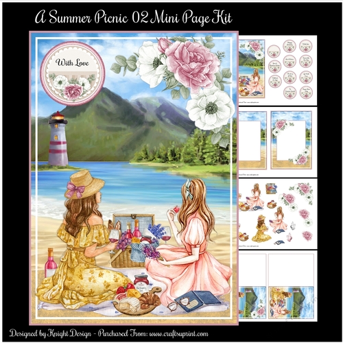 A Summer Picnic 02 Mini Page Kit