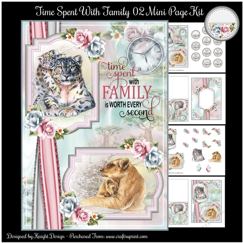 Time Spent With Family 02 Mini Page Kit