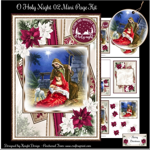 O Holy Night 02 Mini Page Kit