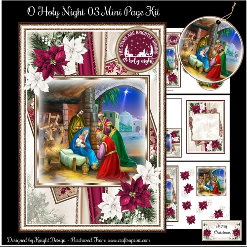 O Holy Night 03 Mini Page Kit