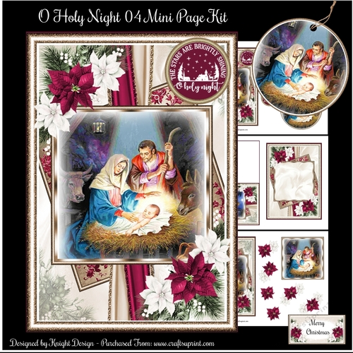 O Holy Night 04 Mini Page Kit