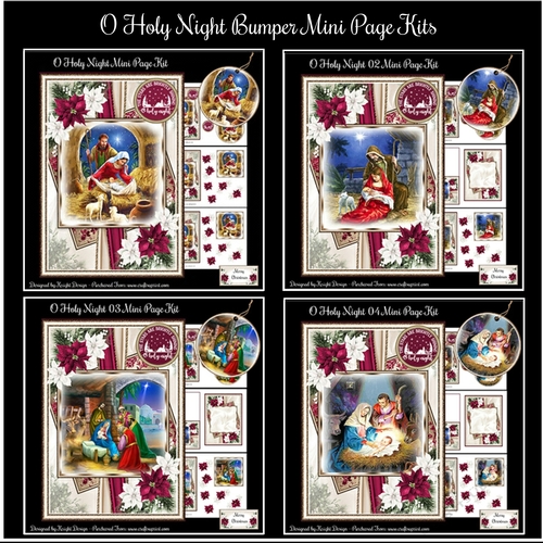 O Holy Night Bumper Mini Page Kits