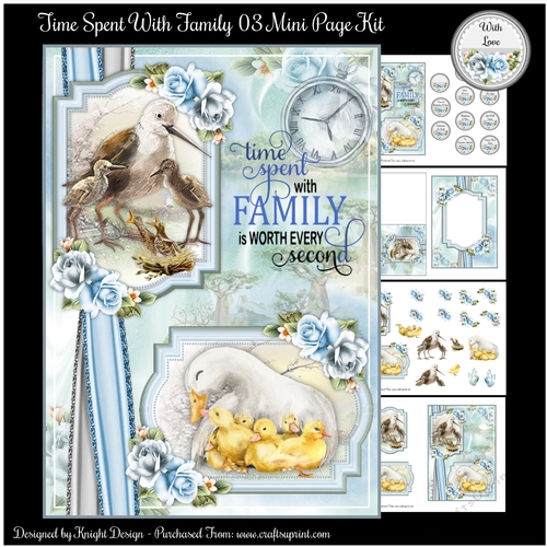 Time Spent With Family 03 Mini Page Kit