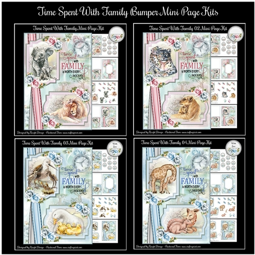 Time Spent With Family Bumper Mini Page Kits