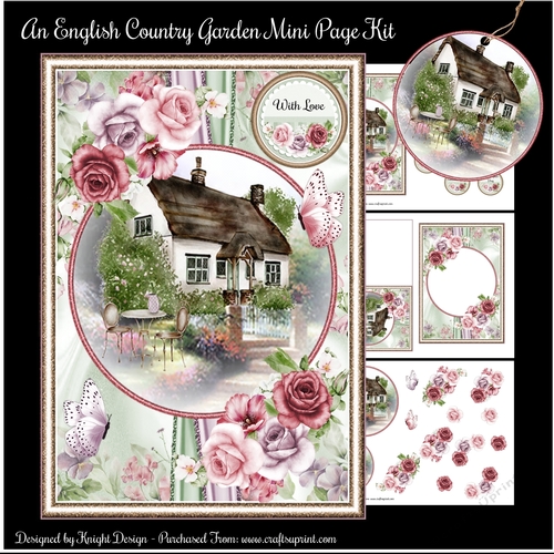 An English Country Garden Mini Page Kit