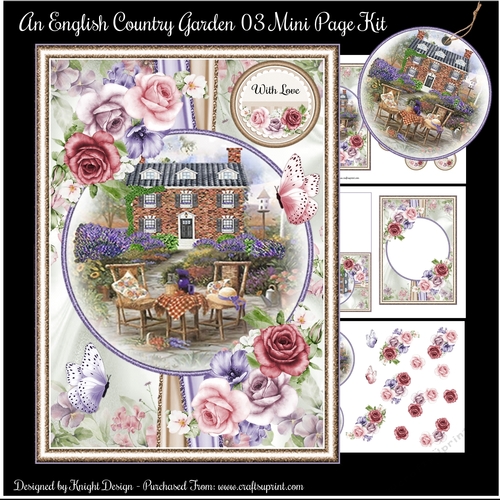 An English Country Garden 03 Mini Page Kit
