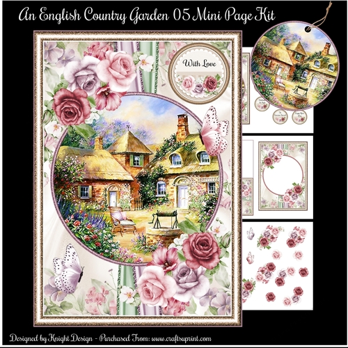 An English Country Garden 05 Mini Page Kit