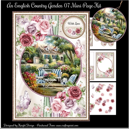 An English Country Garden 07 Mini Page Kit