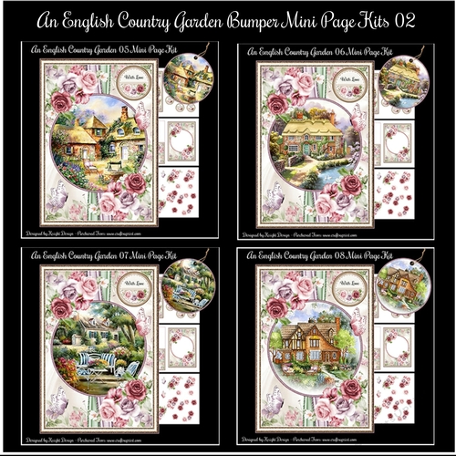 An English Country Garden Bumper Mini Page Kits 02