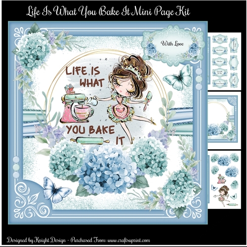 Life Is What You Bake It Mini Page Kit 