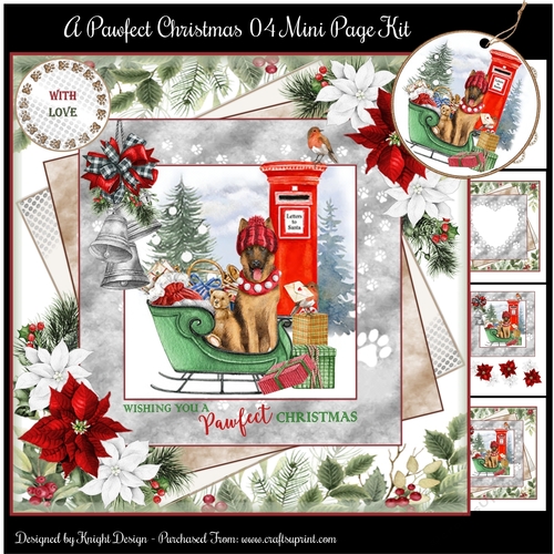A Pawfect Christmas 04 Mini Page Kit