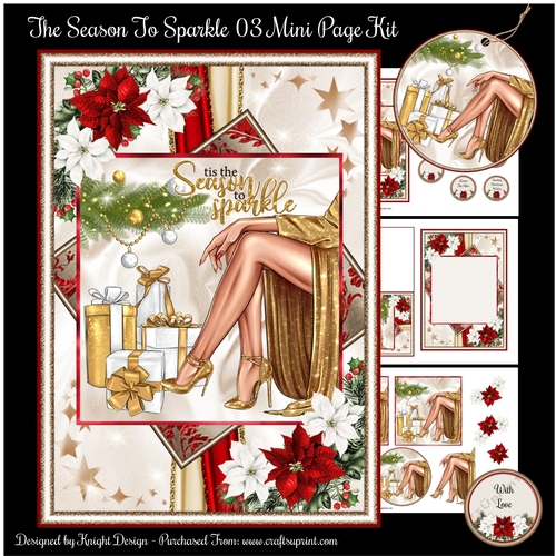The Season To Sparkle 03 Mini Page Kit