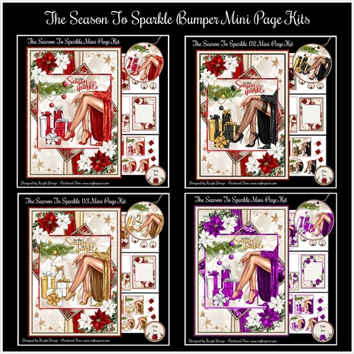 The Season To Sparkle Bumper Mini Page Kits