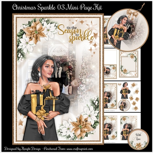 Christmas Sparkle 03 Mini Page Kit