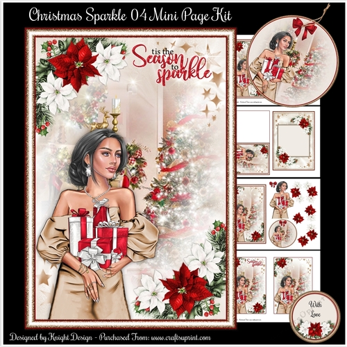 Christmas Sparkle 04 Mini Page Kit