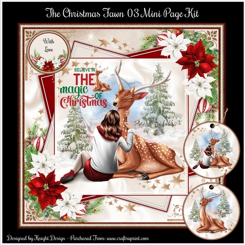 The Christmas Fawn 03 Mini Page Kit