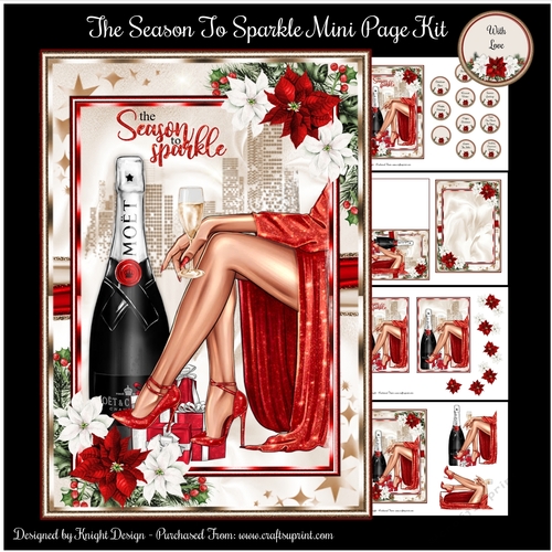 The Season To Sparkle Mini Page Kit