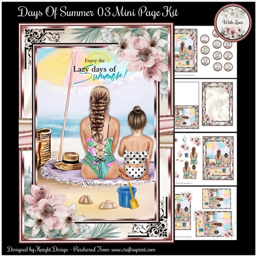 Days Of Summer 03 Mini Page Kit
