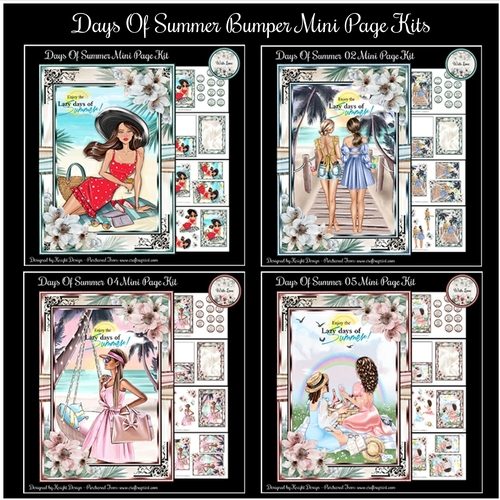 Days Of Summer Bumper Mini Page Kits