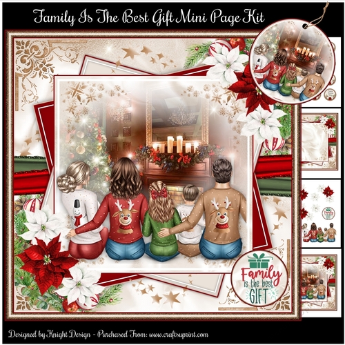 Family Is The Best Gift Mini Page Kit